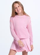 Lucky in Love Girls' Chill Day Pink Long Sleeve Top