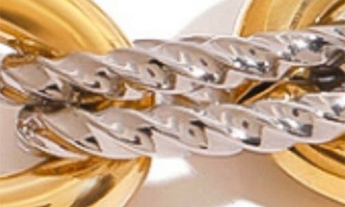 Macrae & Co . Mixed Metallic Link Bracelet In Multi