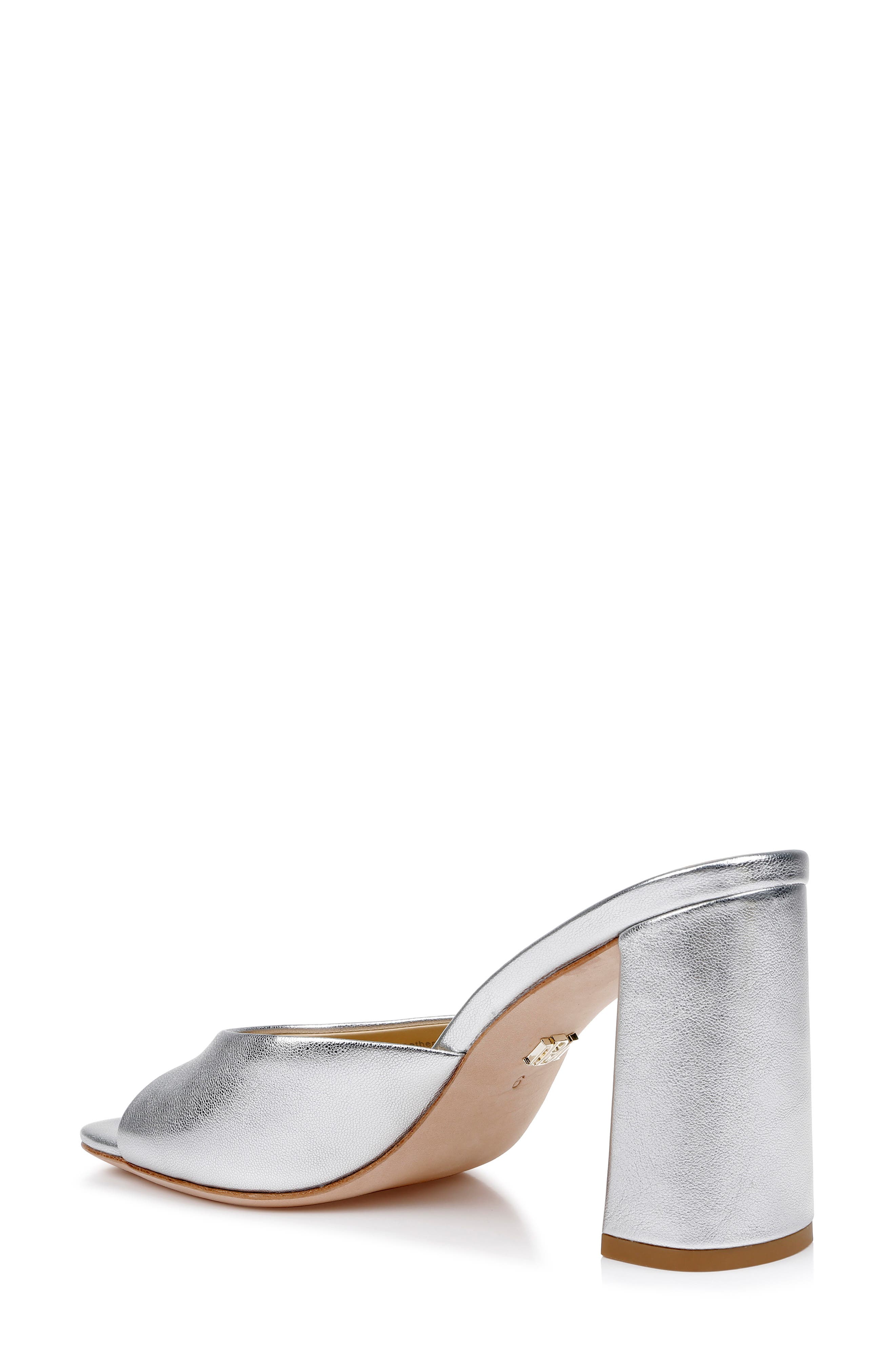 Badgley Mischka Collection Cadence Slide Sandal, Alternate, color, Silver