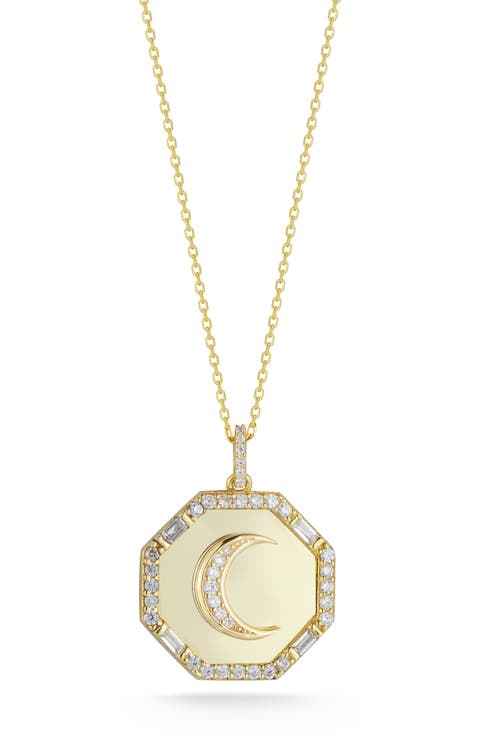 Moon Pendant Necklace