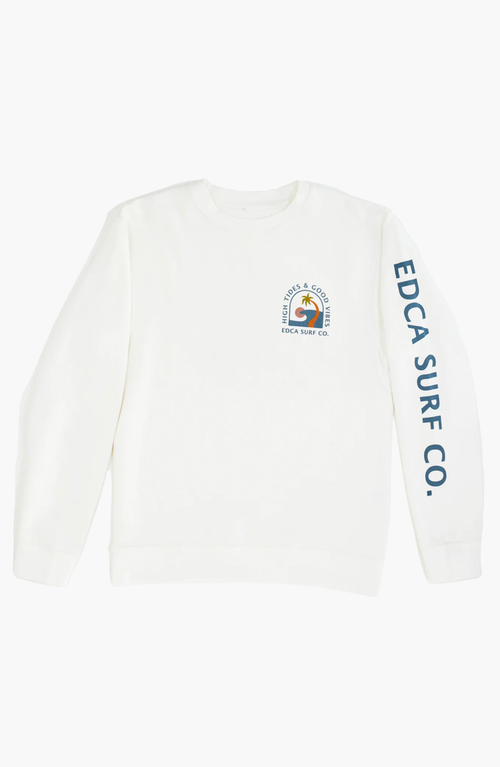 Everyday California Sublime Crewneck Sweater In Off-white