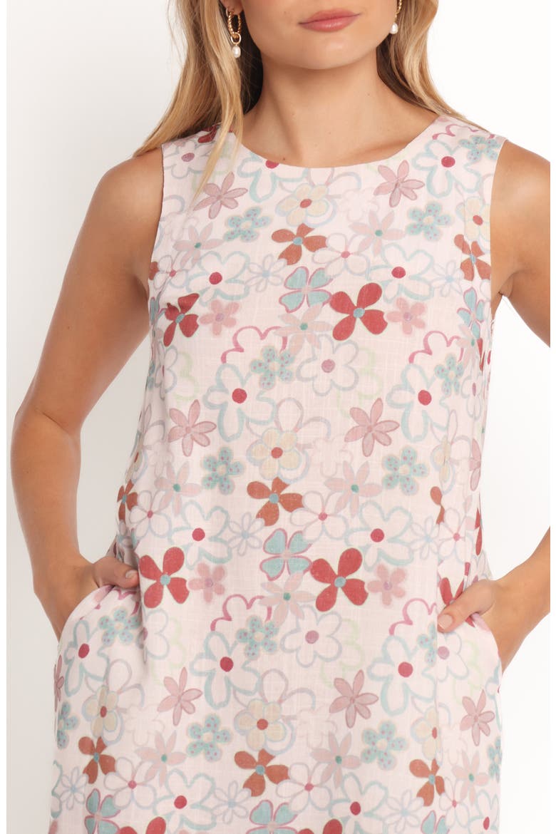 Zoe Floral Print Minidress, Alternate, color, MIRABELLE FLORAL