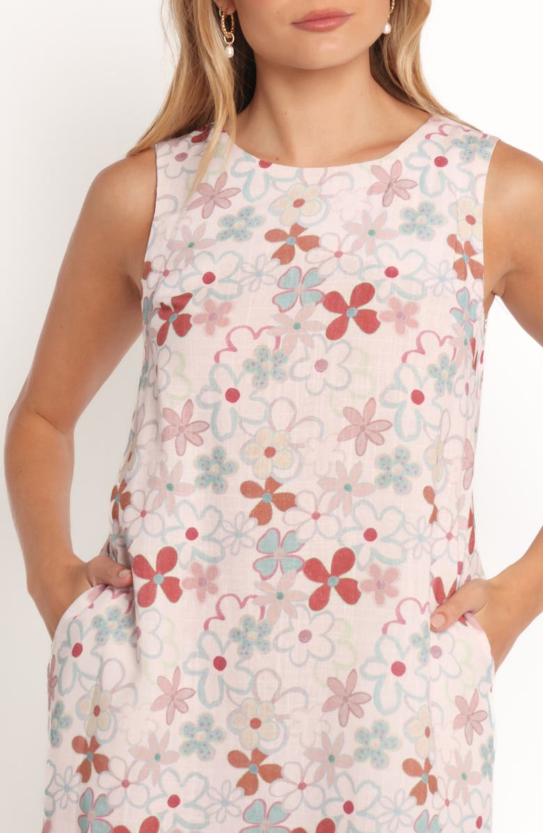 Petal & Pup Zoe Floral Print Minidress, Alternate, color, Mirabelle Floral