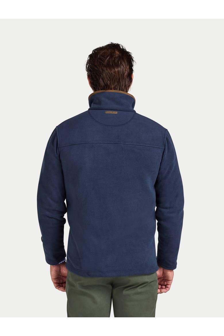 Fleece Zip Through Jacket, Alternate, color, Navy