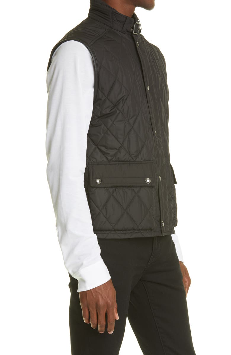 Ralph Lauren Purple Label Leyland Quilted Vest, Alternate, color, Polo Black