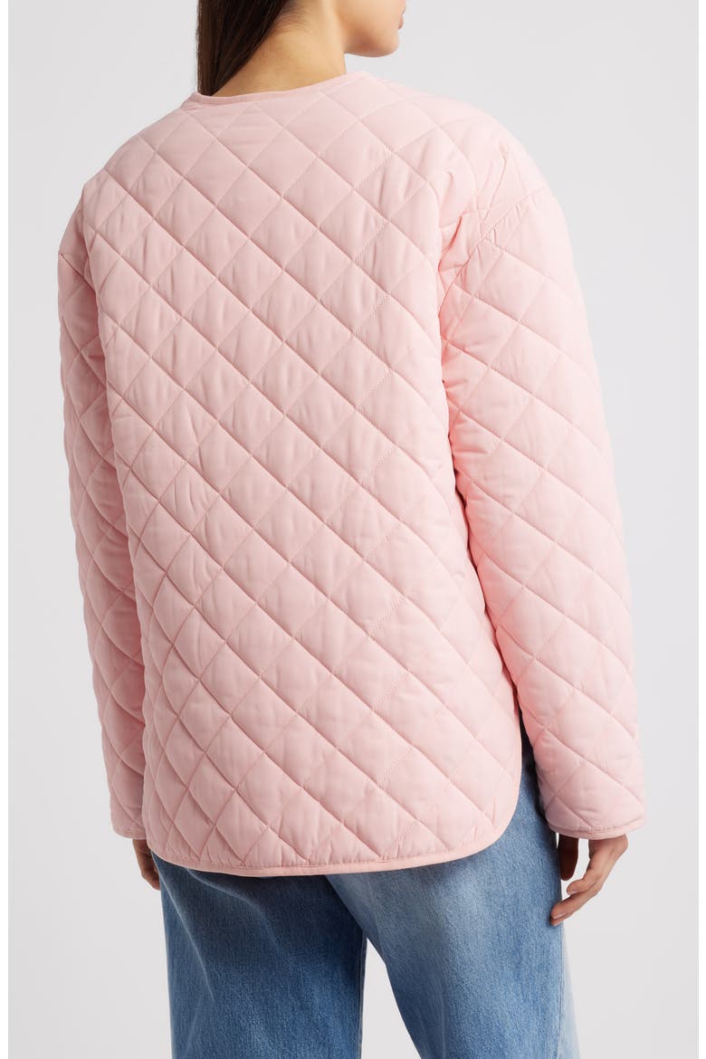 Quilted Puffer Jacket, Alternate, color, PINK
