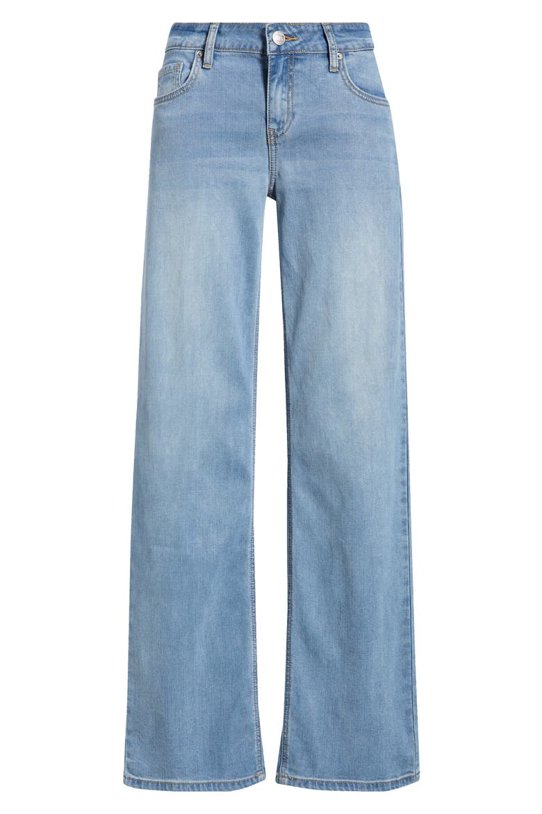 Britney Low Rise Wide Leg Jeans, Alternate, color, SKY BLUE