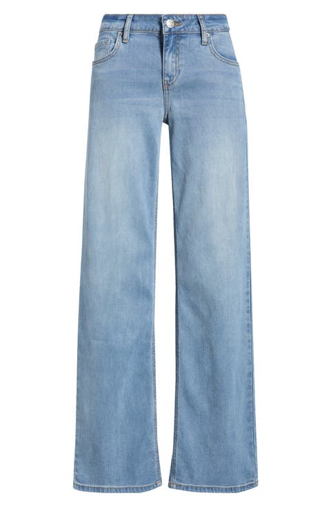 Britney Low Rise Wide Leg Jeans