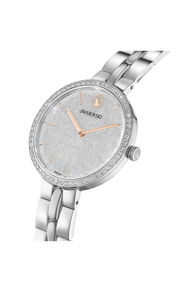 Swarovski Cosmopolitan Bracelet Watch, 40mm, Alternate, color, Silver