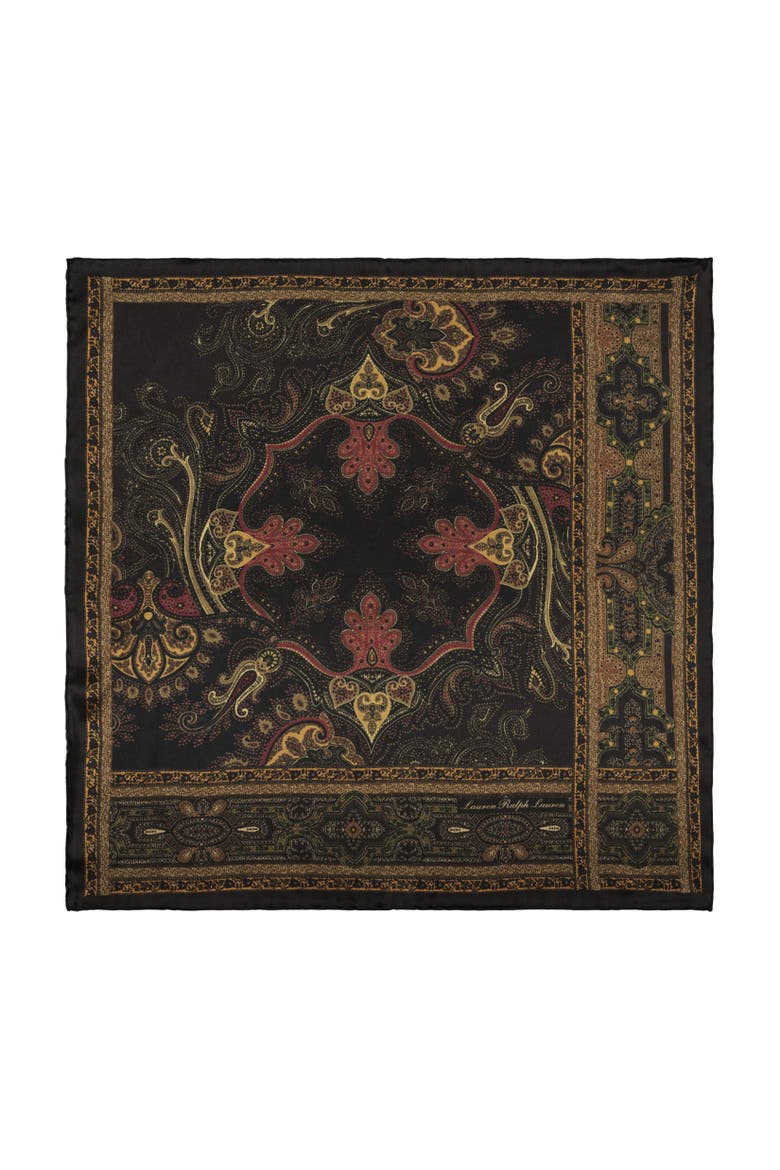 paisley small square, Main, color, black