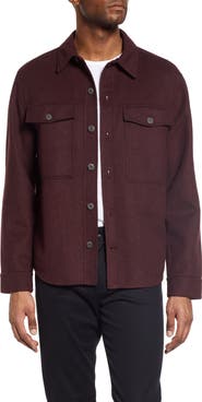Vince Recycled Wool Blend Shirt Jacket