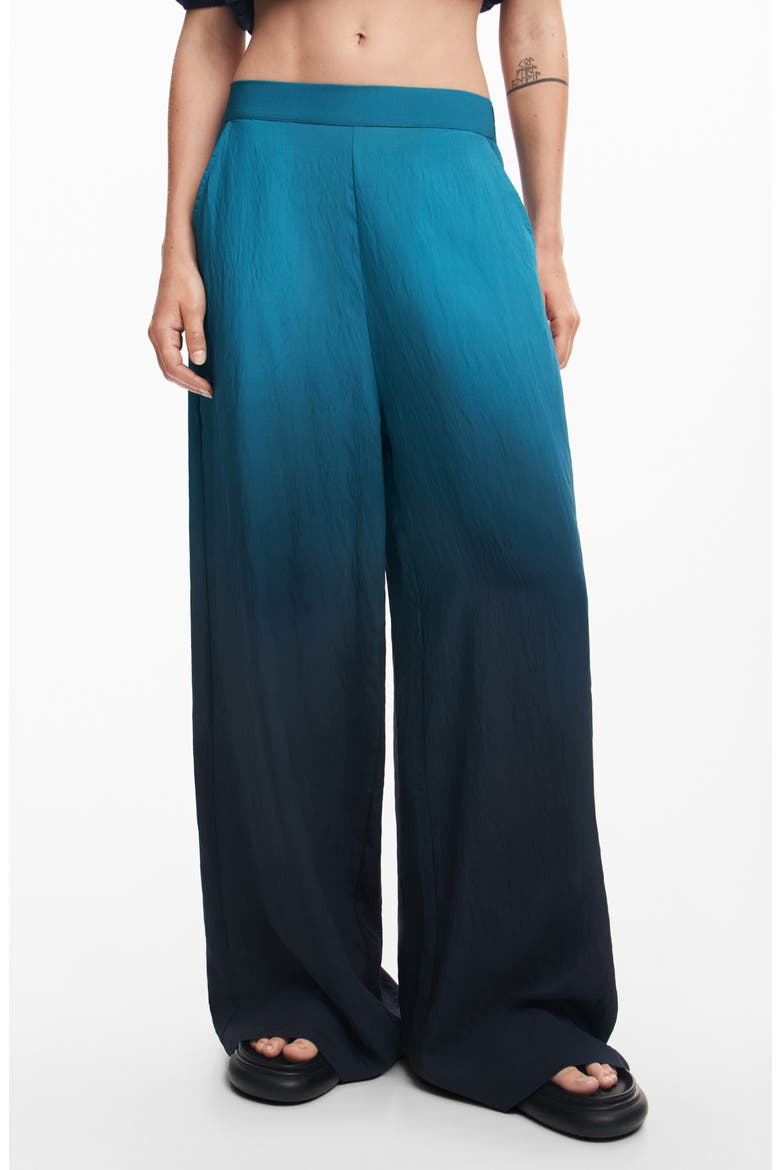 Tremiti Ombré Wide Leg Pants, Main, color, GREEN