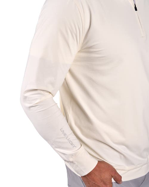 Black Clover Members Only Quarter-zip In White