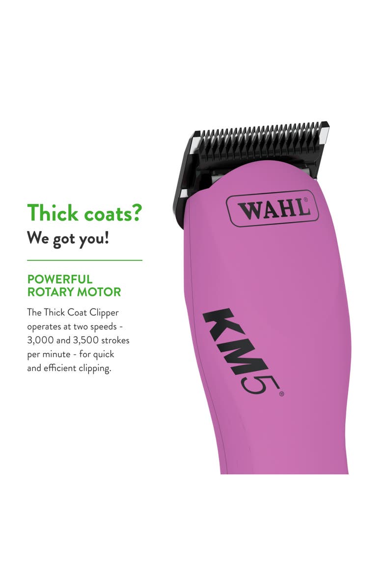 Thick coat pet clipper for dogs and cats, Alternate, color, Pink