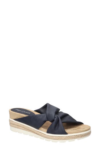 EASY STREET EASY STREET JA KNOTTED SLIDE SANDAL