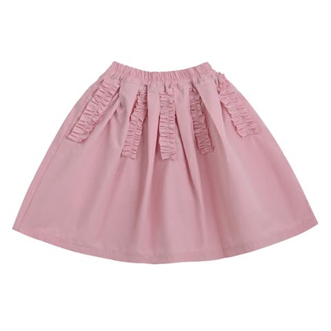 Skirt with Ruffle Strips