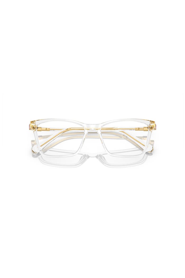 51mm Rectangle optical glasses, Alternate, color, Transparent