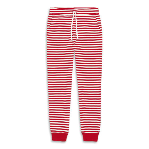 Unisex Fit Organic Pj Pant In Stripe