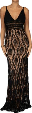 JLUXLABEL Great Escape Crochet Maxi Dress