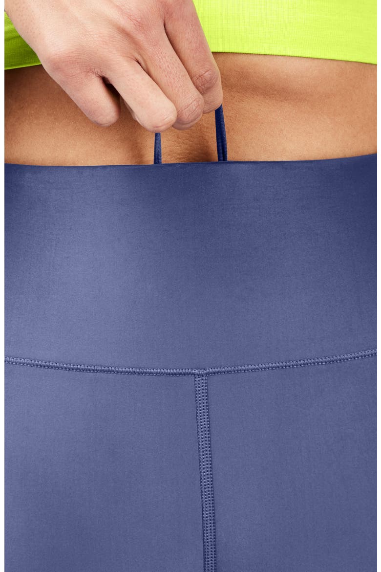 High Shine Bike Shorts, Alternate, color, CROWN BLUE