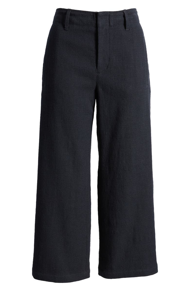 rag & bone Dylan High Waist Crop Wide Leg Tweed Pants, Alternate, color, Sal