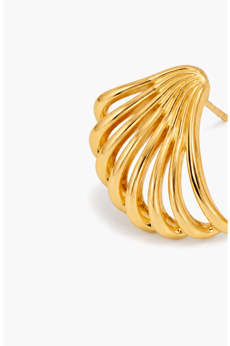Maxi Claw Stud Earring In Gold, Alternate, color, Gold