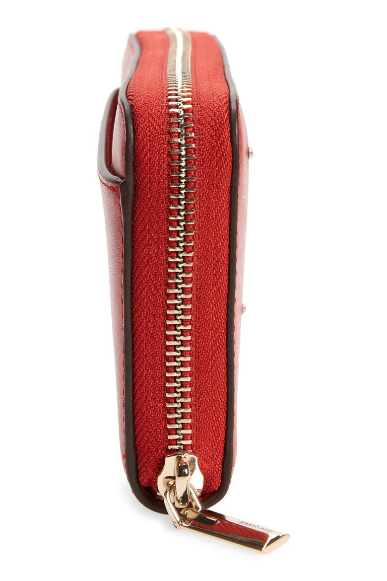 on a roll zip clutch, Alternate, color, LAVA FALLS