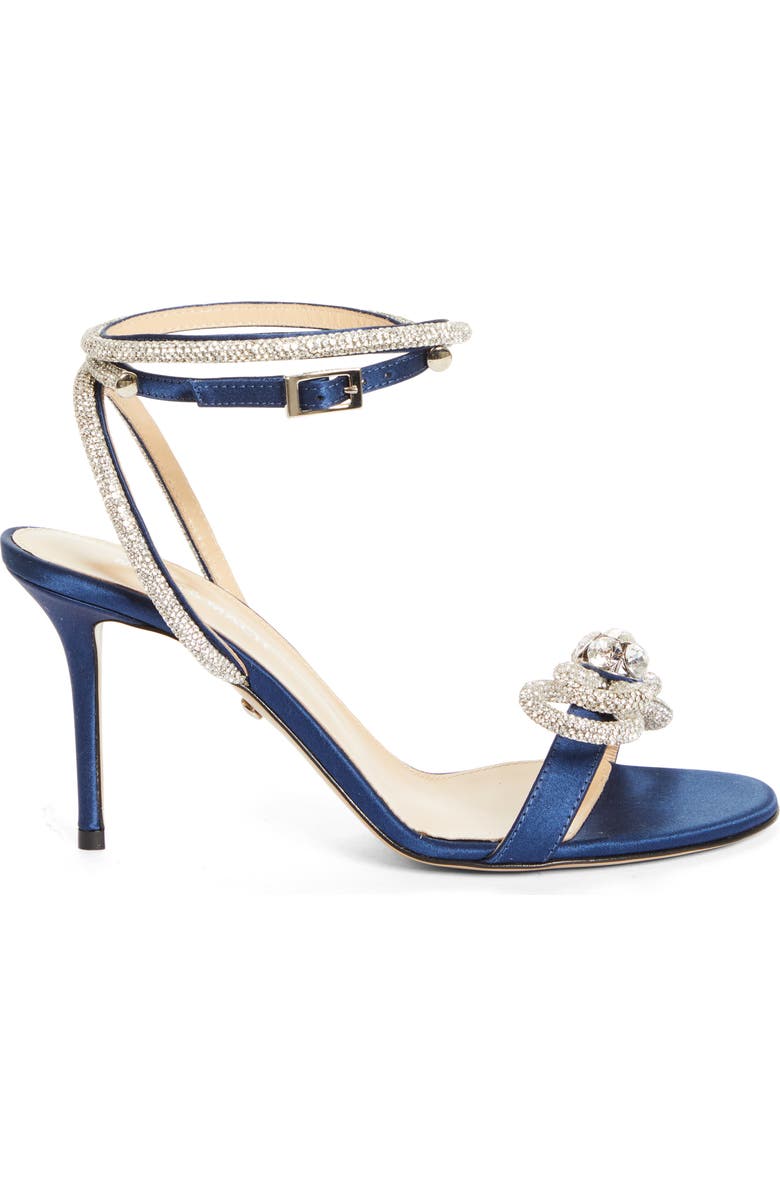 Mach & Mach Double Crystal Bow Sandal, Alternate, color,