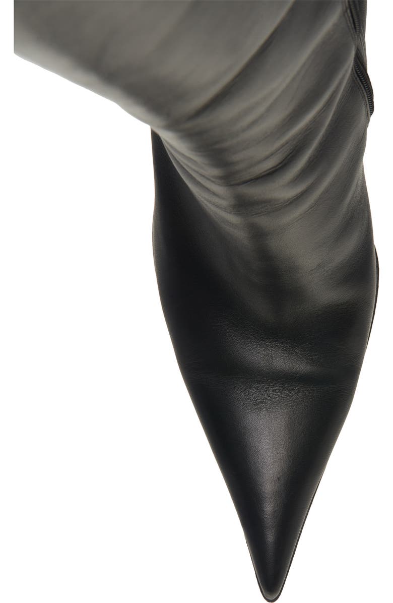McQueen Birdee Knee High Boot, Alternate, color, Black