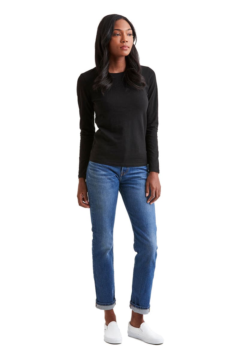 Goodlife Everyday Classics Long Sleeve Crewneck T-Shirt, Alternate, color, 