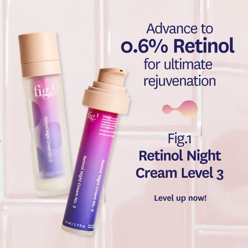 Fig.1 Beauty Retinol Night Cream Level 3 Refill In Purple