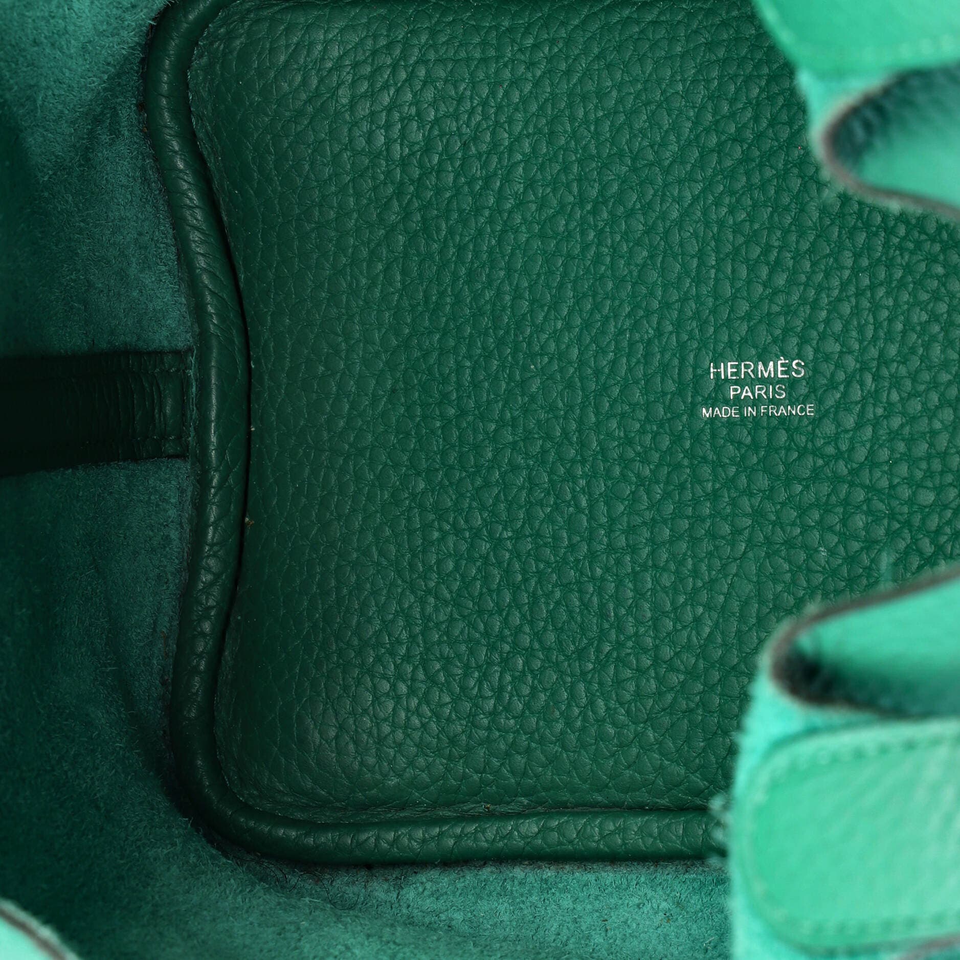 Pre-Owned Hermes Picotin Lock Bag Clemence PM, Alternate, color, Vert Vertigo