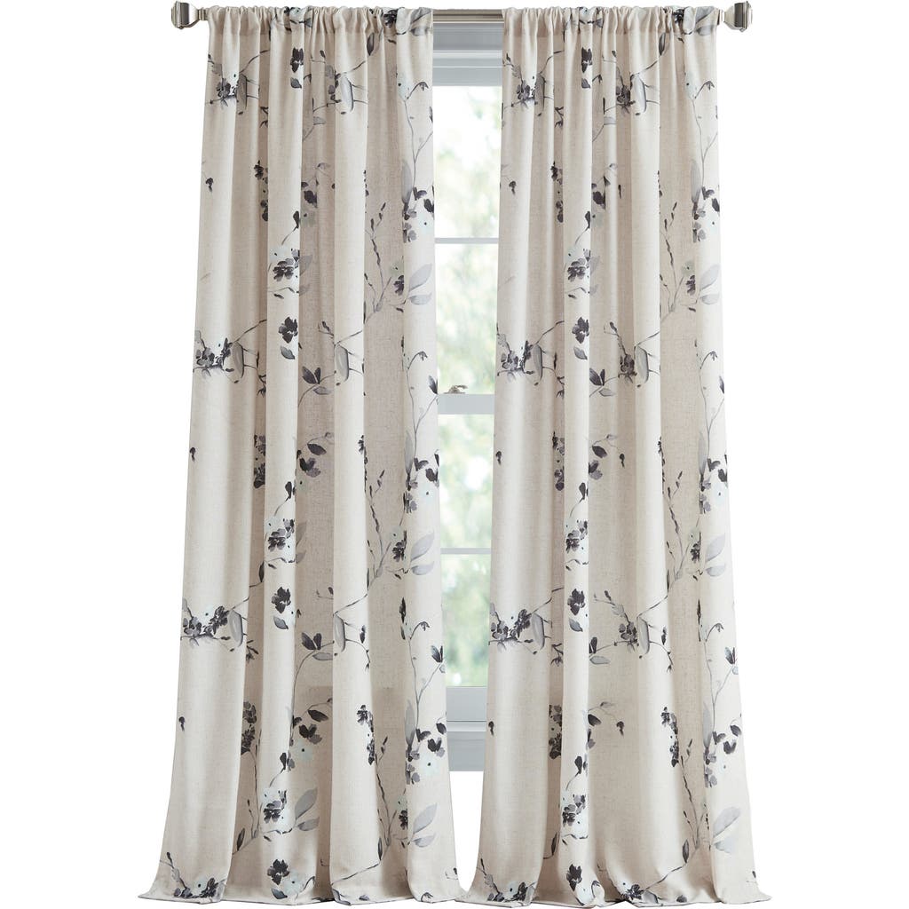 Dkny Fontana Set Of 2 Curtain Panels In Grey