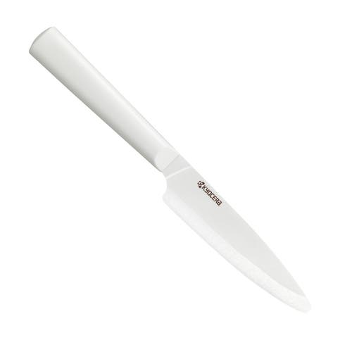 Kyocera Innovationwhite 4.5-inch Ceramic Utility Knife, White Blade