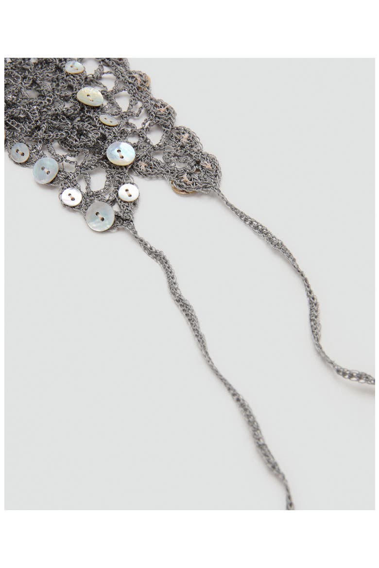 Crochet Wrap, Alternate, color, GREY