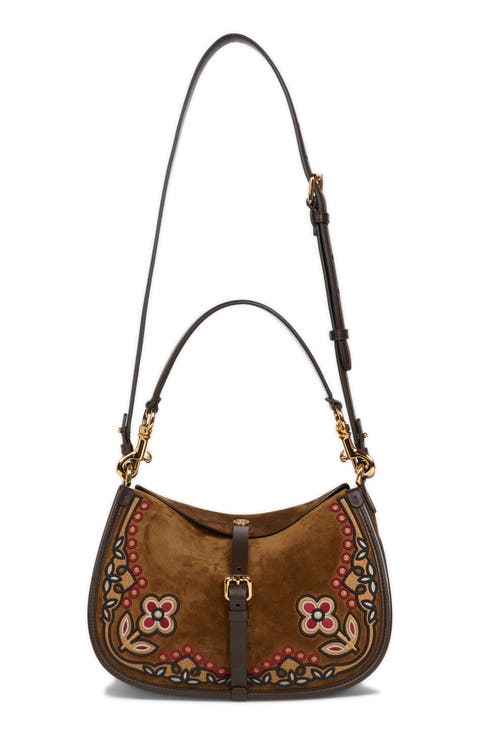 Embroidered Crossbody Bag