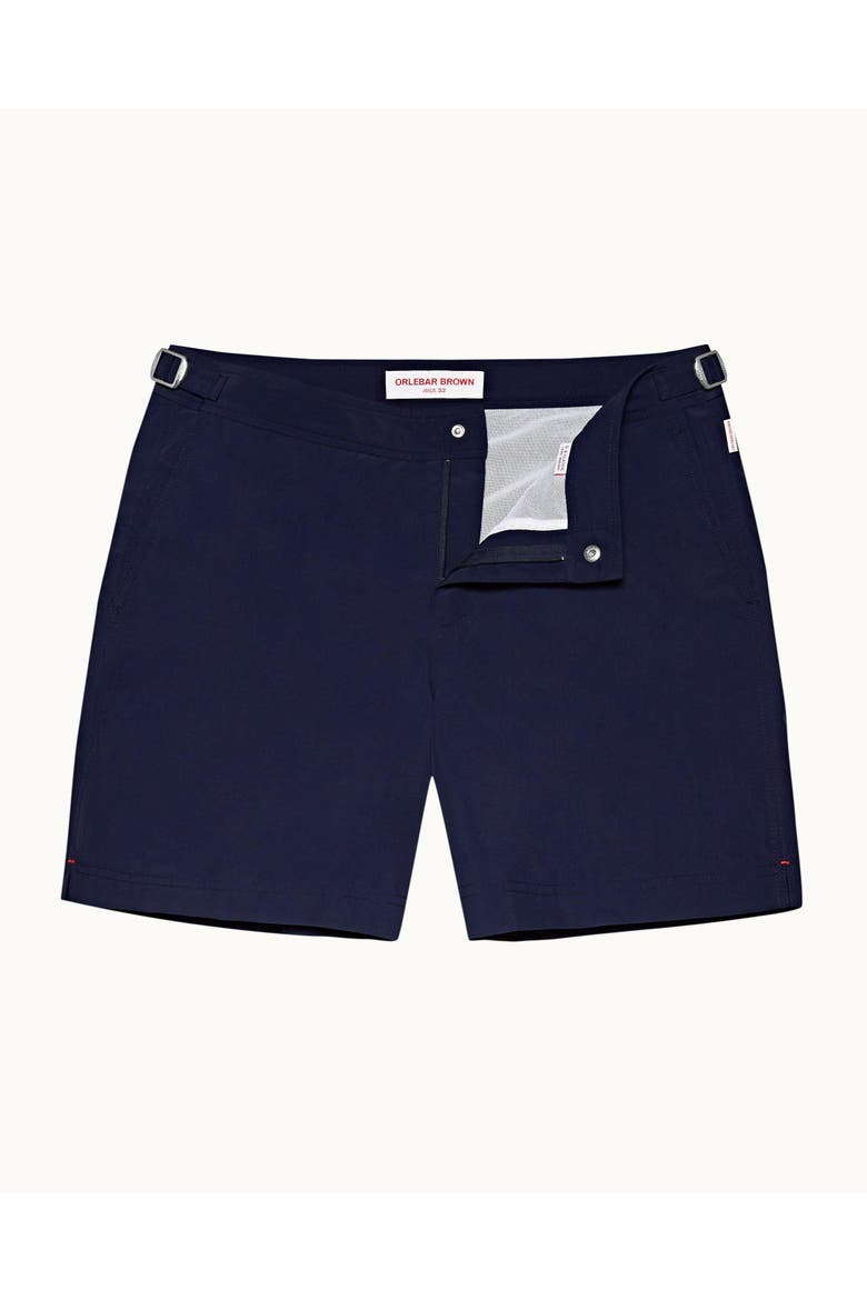 Bulldog Mid-Length Swim Shorts, Alternate, color, NAVY