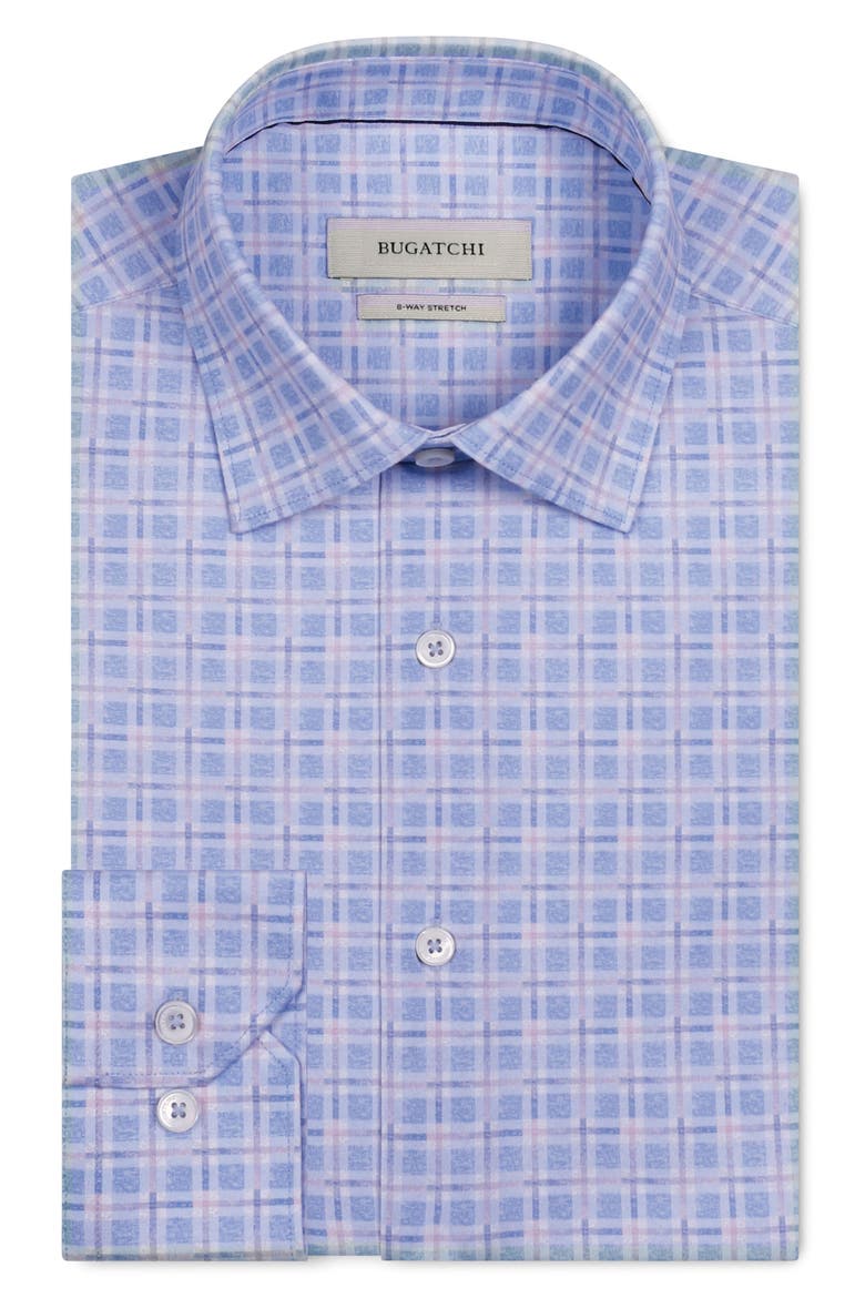 James OoohCotton® Check Print Button-Up Shirt, Alternate, color, AIR BLUE