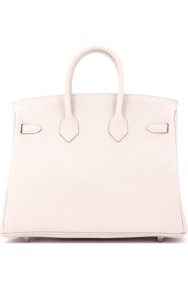 Pre-Owned Hermes Birkin Handbag Light Togo with Rose Gold Hardware 25, Alternate, color, Craie