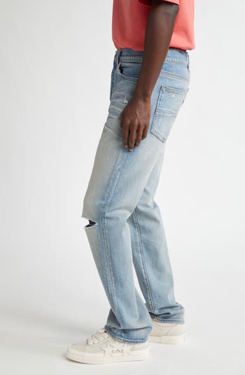 AMIRI Slash Ripped Slim Fit Jeans | Nordstrom