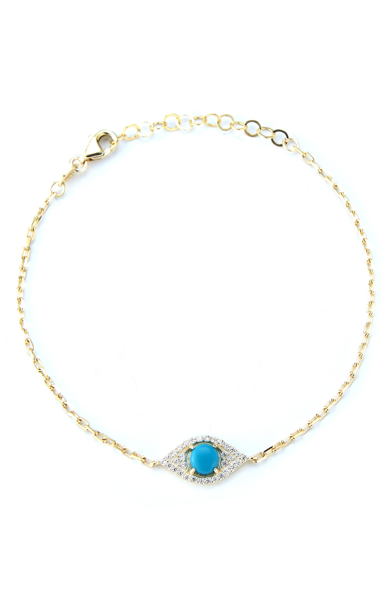 GLAZE JEWELRY CZ Evil Eye Chain Bracelet