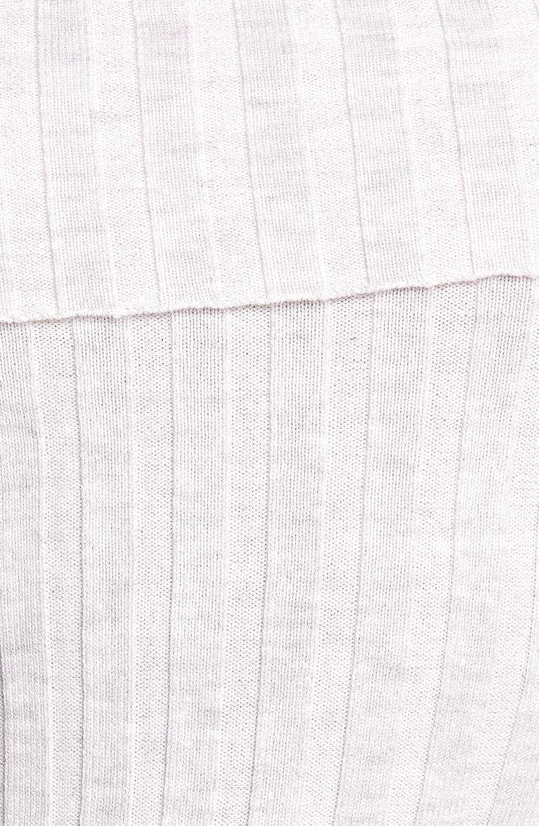 Petal & Pup Anderson Wide Rib Off the Shoulder Top, Alternate, color, Pastel Grey