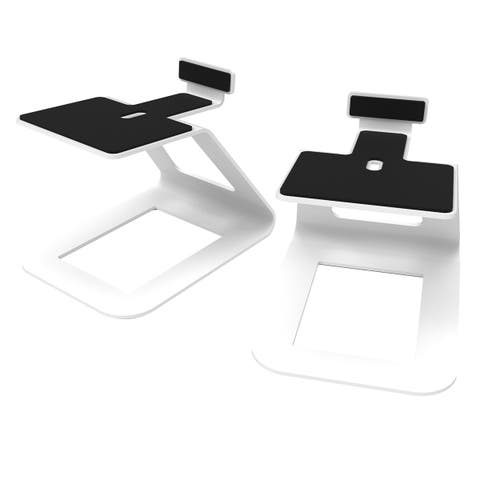 SE6 Elevated Desktop Speaker Stands for Large Speakers - Pair