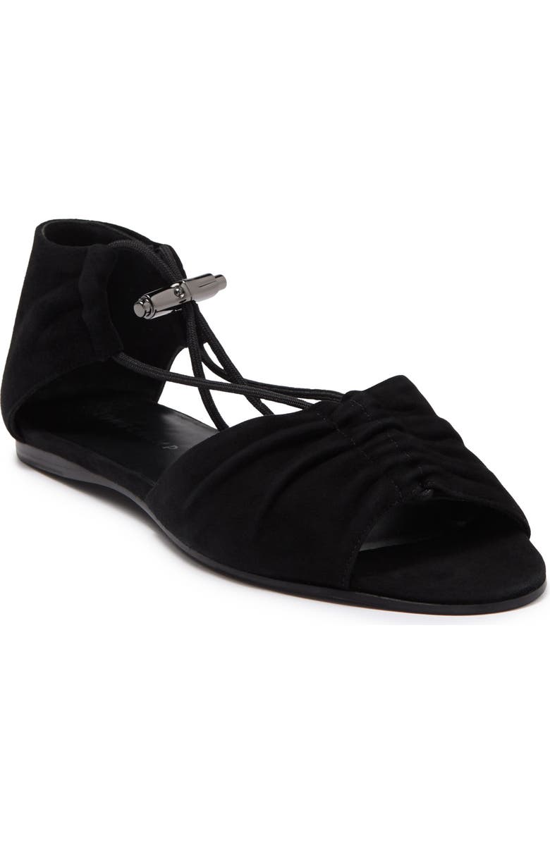 Longchamp Toggle Flat Sandal, Main, color,