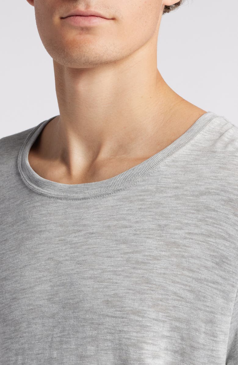 ATM Anthony Thomas Melillo Men's Raw Edge Long Sleeve T-Shirt, Alternate, color,