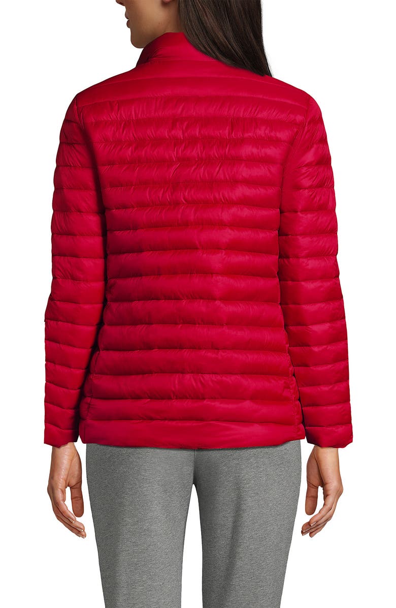 Lands
 End School Uniform 
 ThermoPlume Jacket, Alternate, color, Red