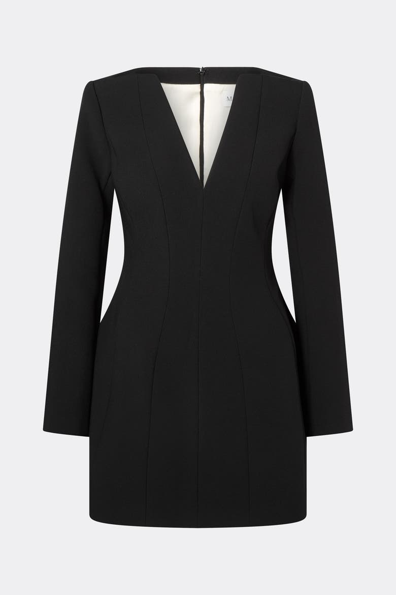 Ninni Hourglass Mini Dress, Alternate, color, Black