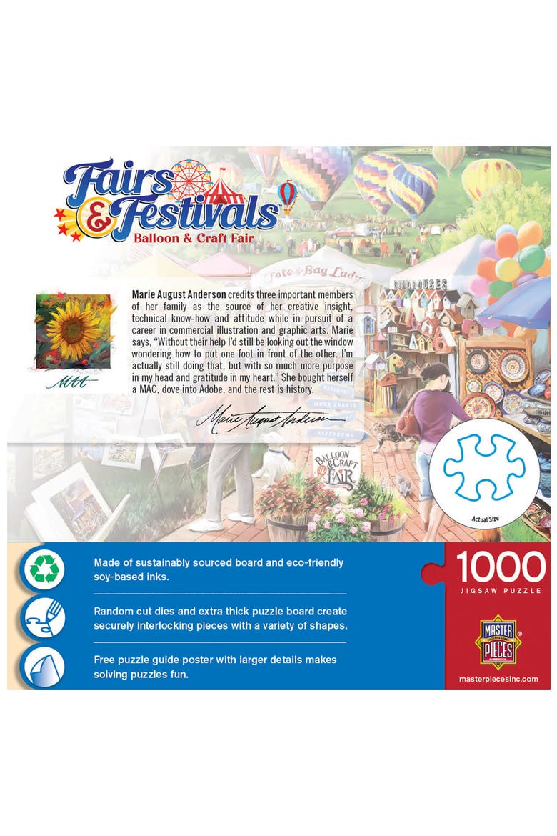 Balloon & Craft Fair 1000 Piece Puzzle, Alternate, color, Multicolor