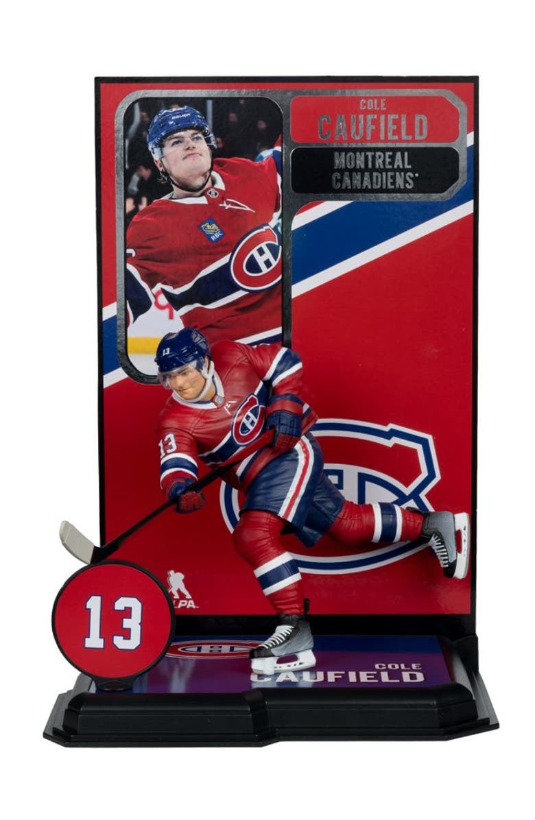 McFarlane Cole Caufield (Montreal Canadiens) (Alt Jersey) McFarlane NHL 7" Figure, Main, color, Multi-Color