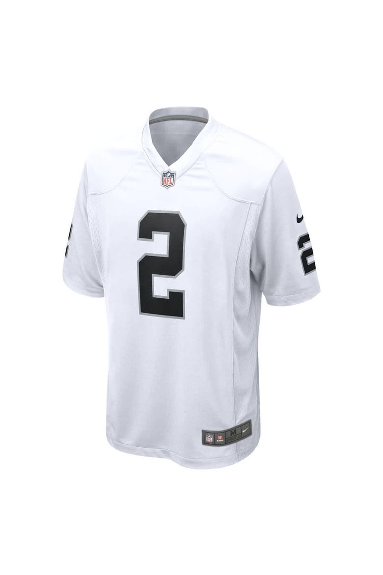 Men's Nike Ashton Jeanty  White Las Vegas Raiders Game Jersey, Alternate, color, White